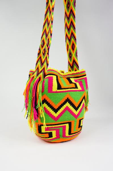 Colombian Wayuu Tribe Large Bucket Bag