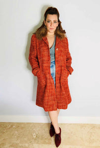 Nicole Miller Tweed Coat.