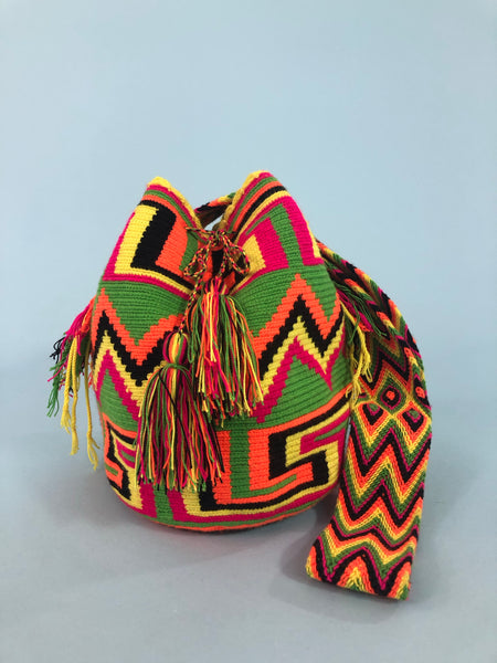 Colombian Wayuu Tribe Large Bucket Bag