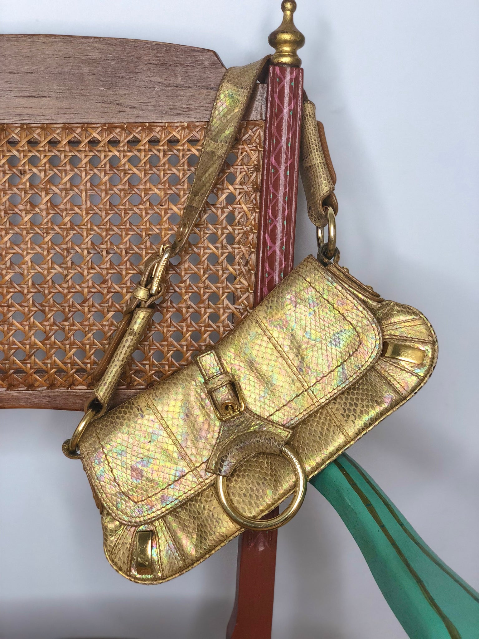 Dolce & Gabbana Python and Eel shoulder bag