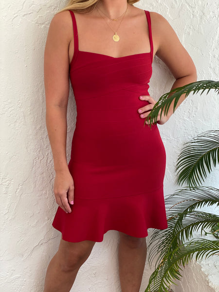 Red Bandage Dress