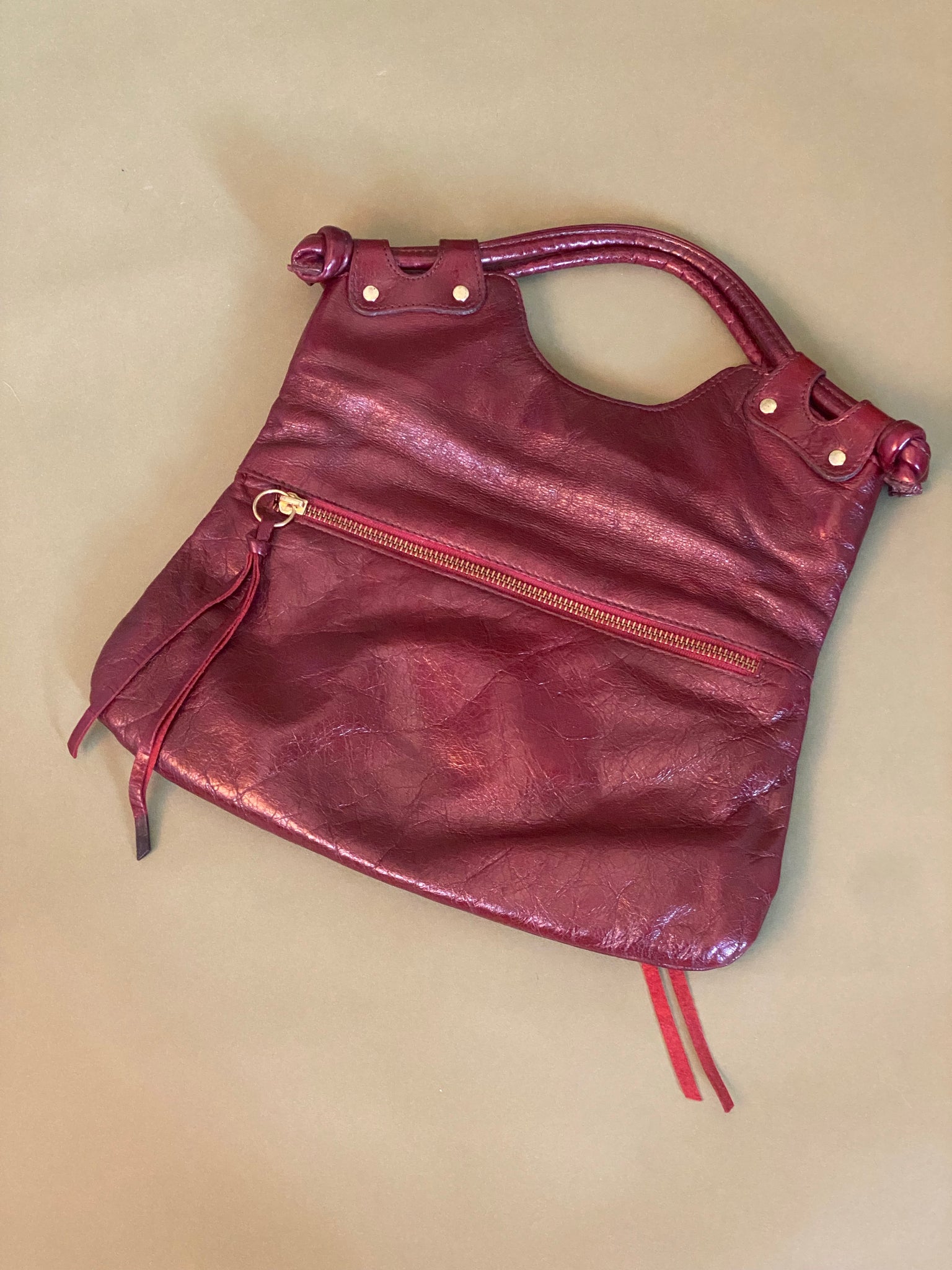 Burgundy Leather bag