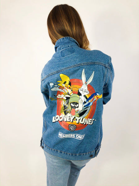 Members Only Looney Tunes Denim Jacket