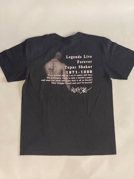 Y2K Tupac Shakur Bootleg Rap T-shirt