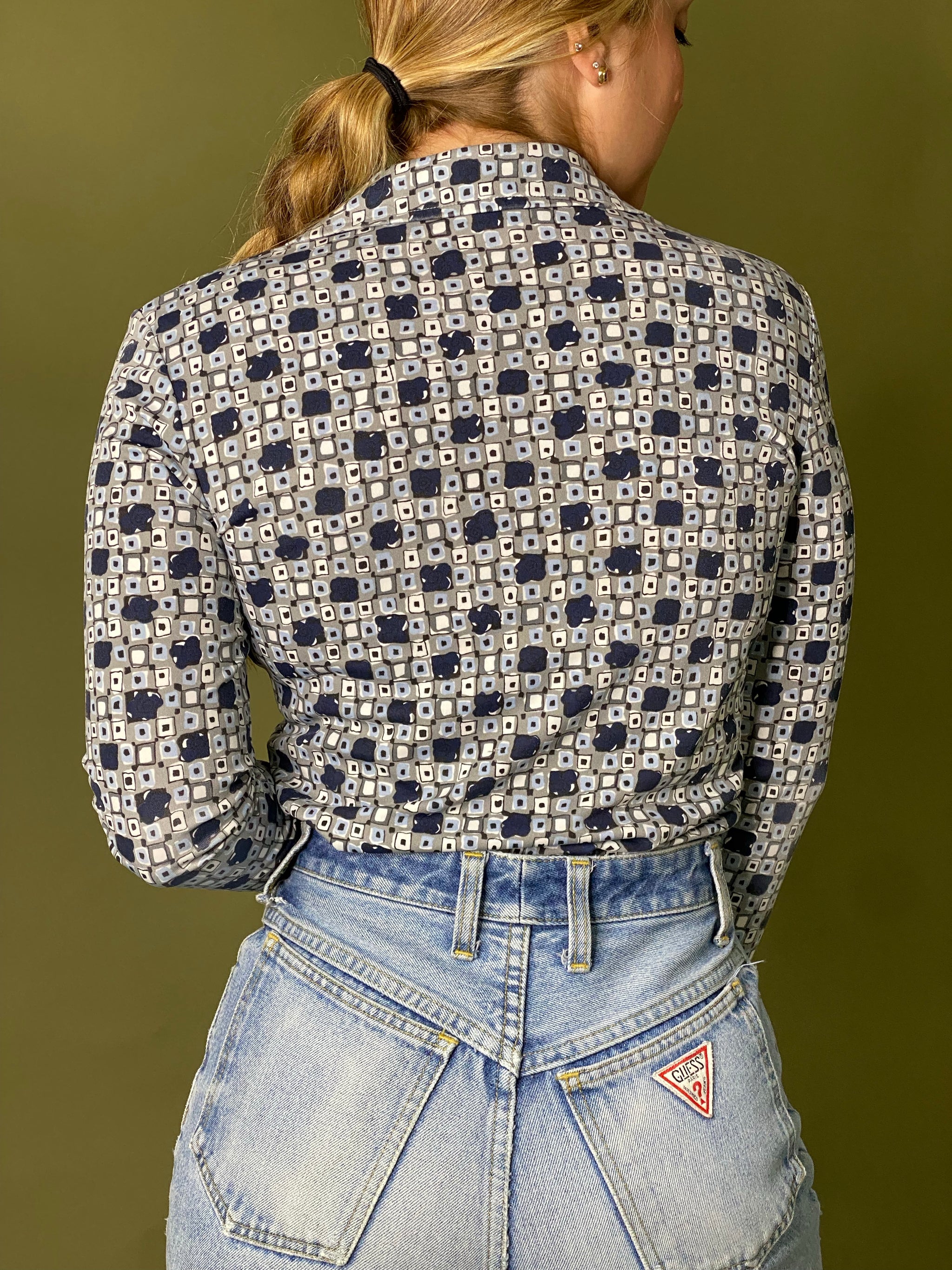 90s Vintage Zip Top