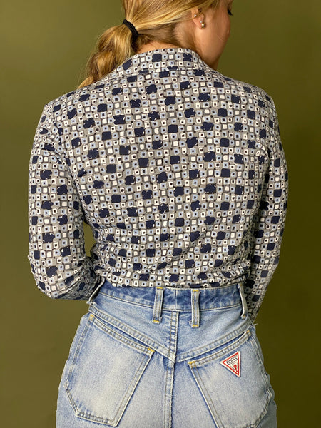 90s Vintage Zip Top