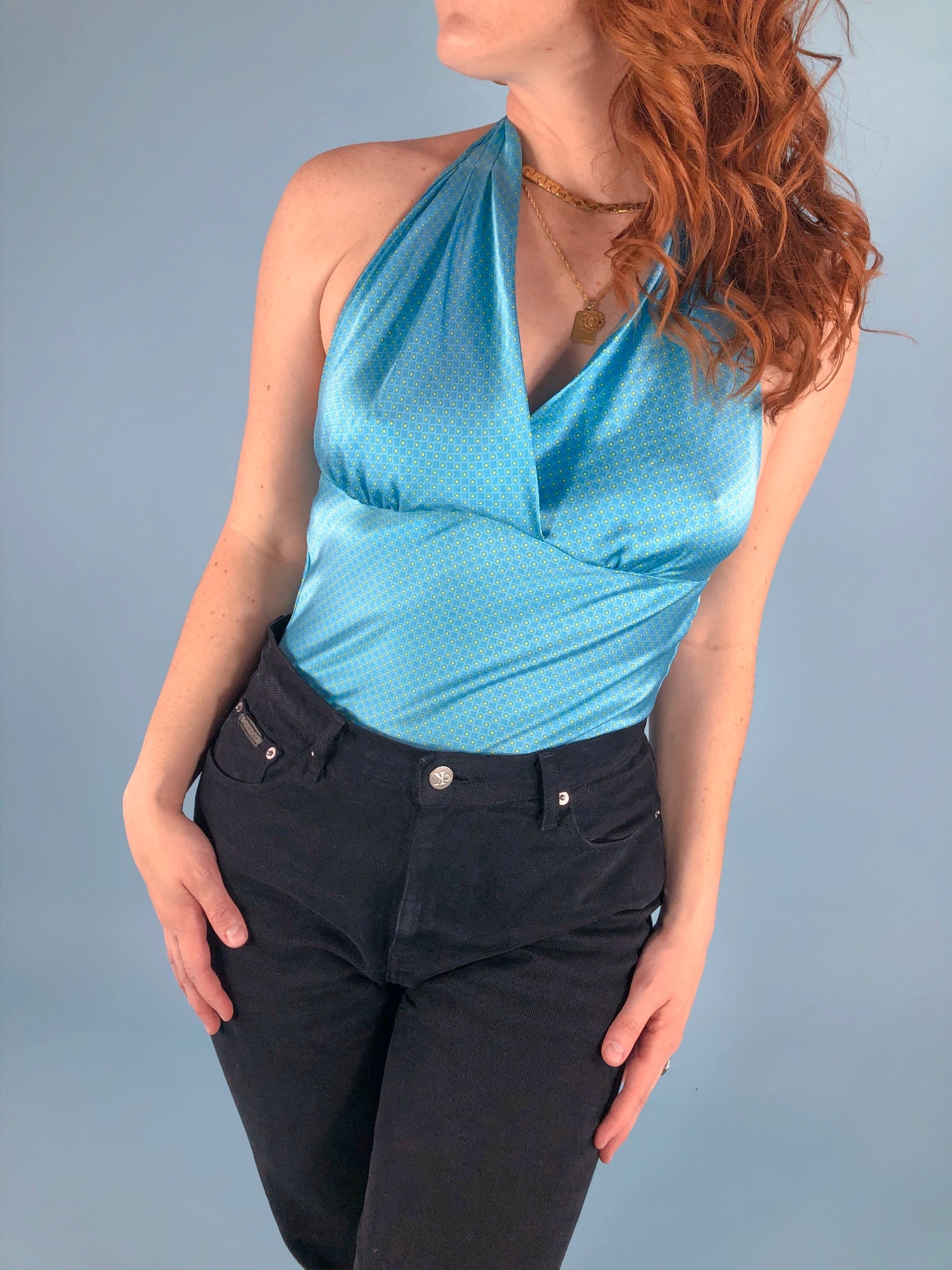 Vintage Silk Halter