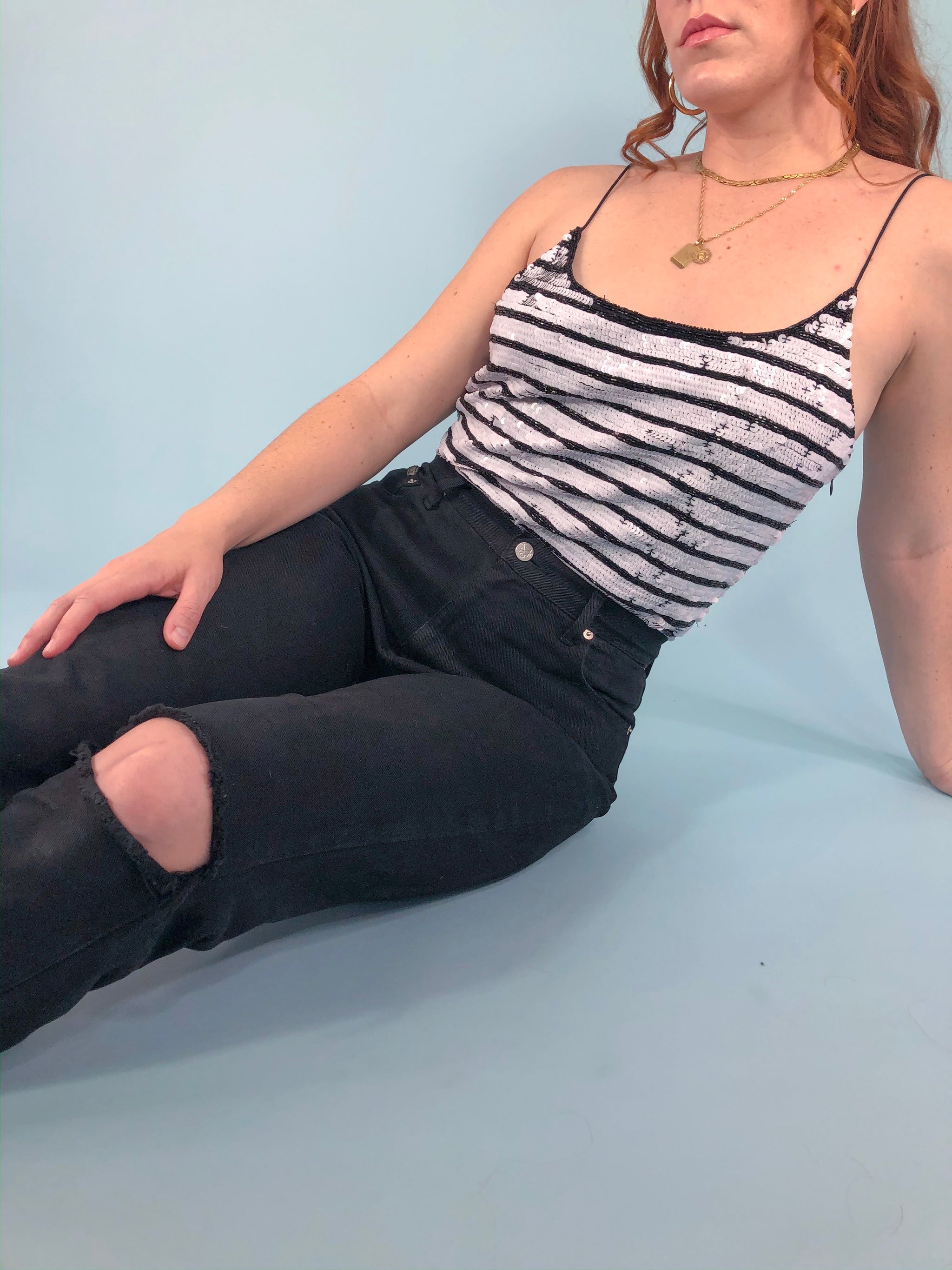 Vintage Sequin Tank