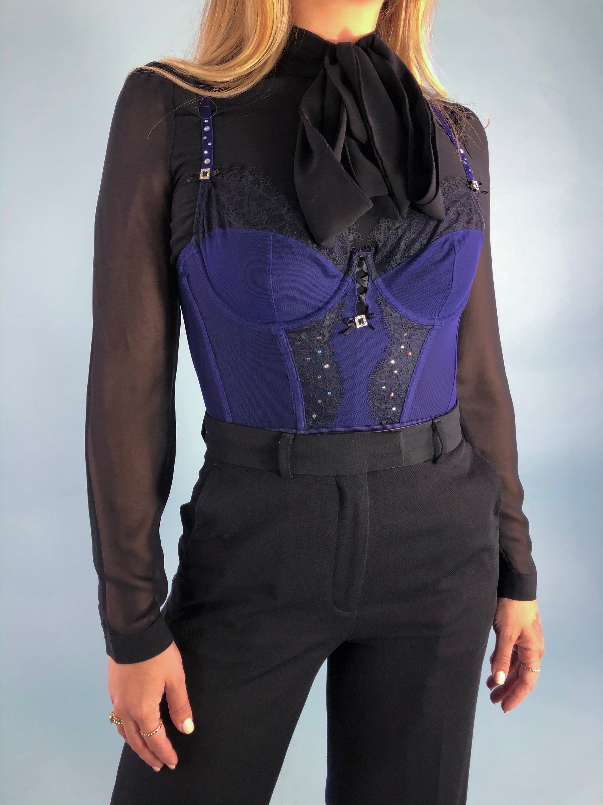 Lace and Mesh Corset