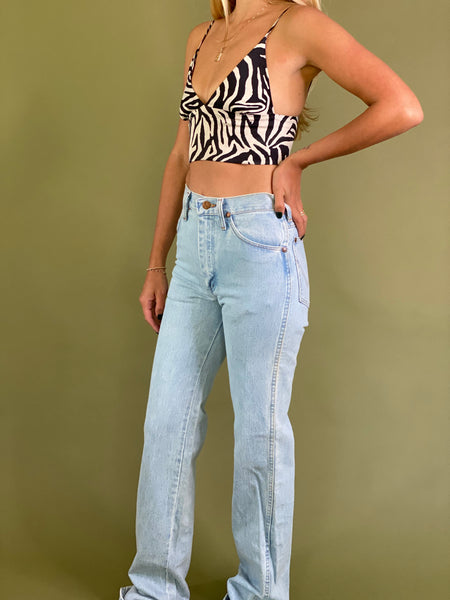 Zebra Crop Top