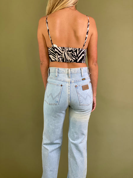 Zebra Crop Top